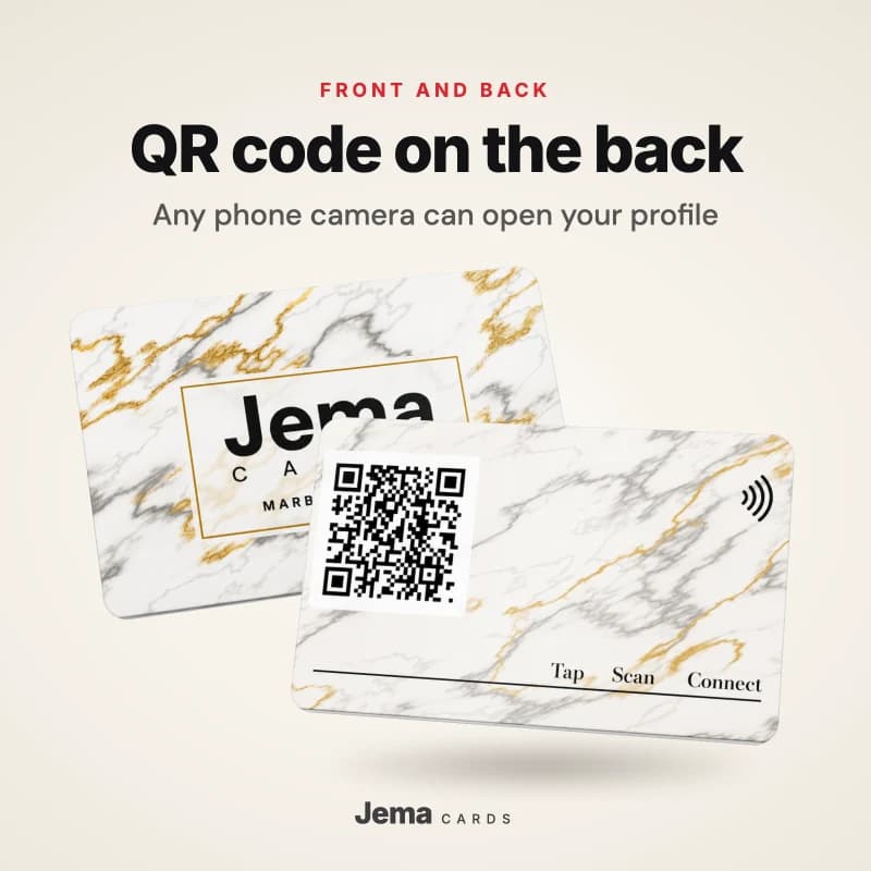 NFC Business Card – Terrazzo Edition | Jema Cards